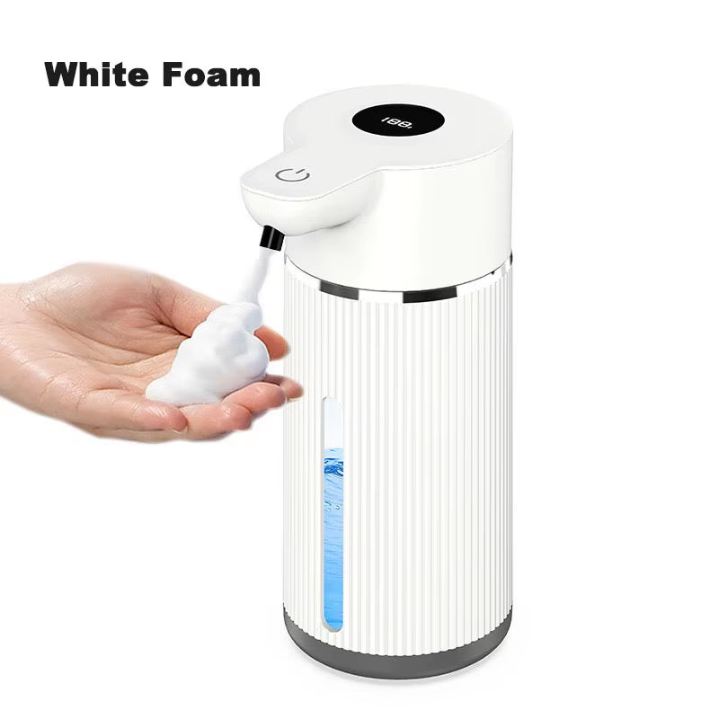 450ML Automatic Soap Dispenser Touchless Foaming Soap Dispenser USB Rechargeable Electric Liquld Soap Dispenser