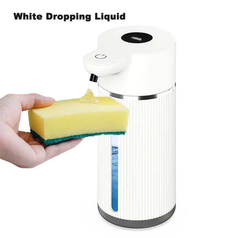 450ML Automatic Soap Dispenser Touchless Foaming Soap Dispenser USB Rechargeable Electric Liquld Soap Dispenser